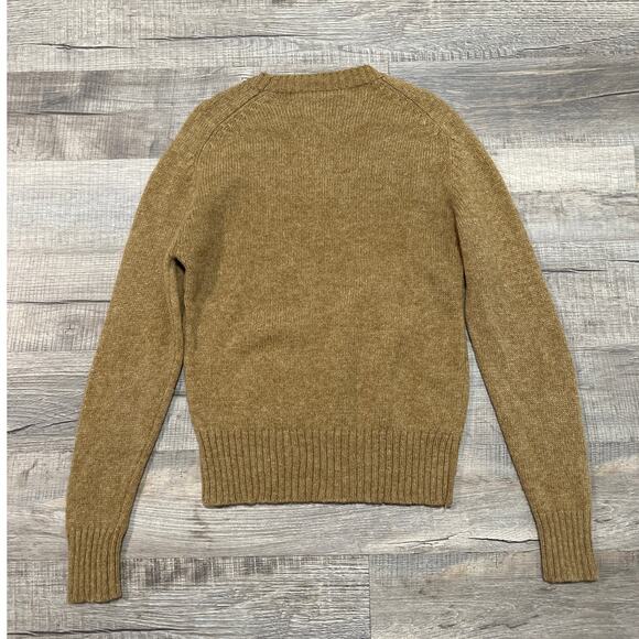 Bengal Lancer VTG 80s Shetland Wool Cable Knit Crewneck Sweater Mens Large - Picture 2 of 5